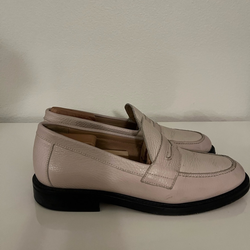 Aime Leon Dore Men's Loafers in Light Pink and Cream - Picture 8 of 10